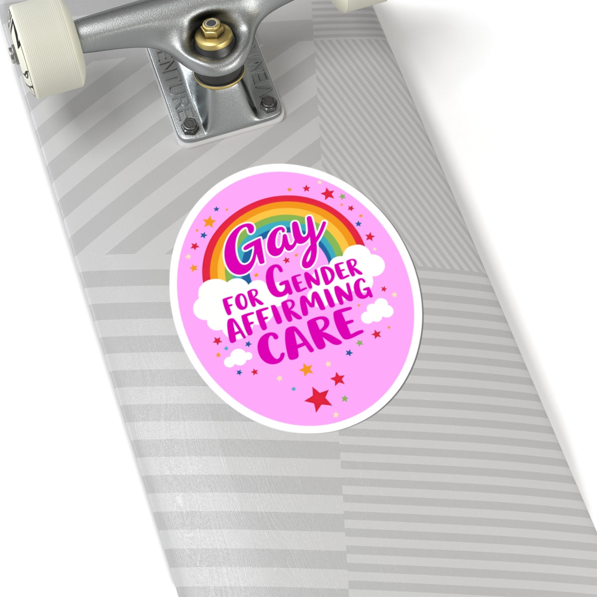 Gender Affirming Care Kiss-Cut Stickers - wlw, sapphic, lgbtq, queer, trans pride