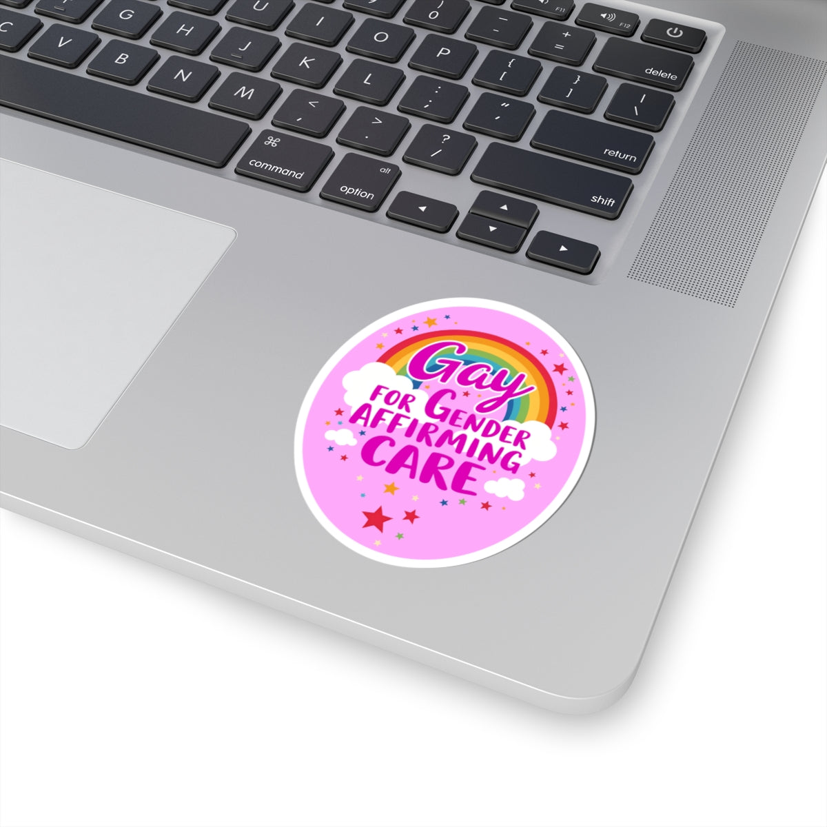 Gender Affirming Care Kiss-Cut Stickers - wlw, sapphic, lgbtq, queer, trans pride