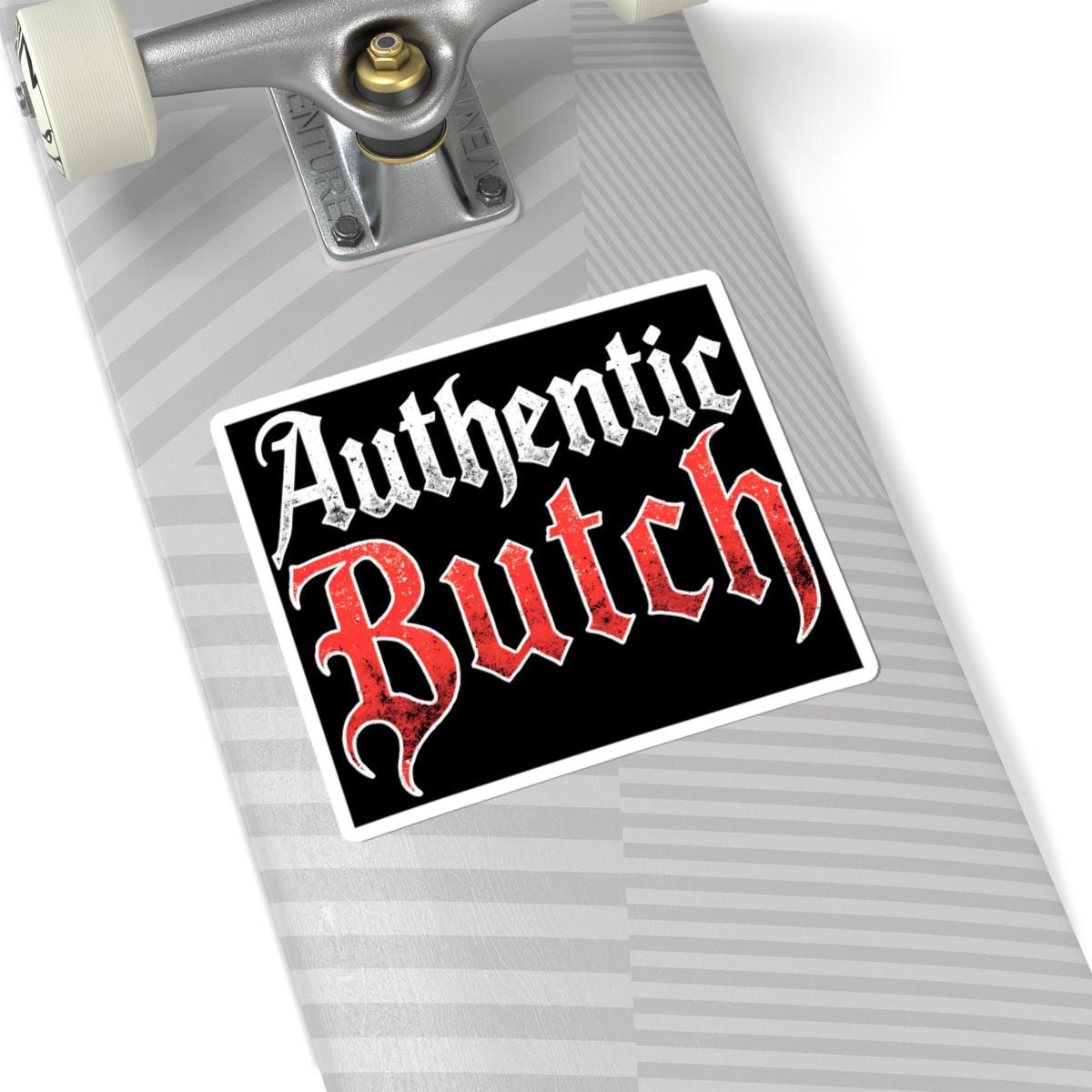 Authentic Butch Kiss-Cut Stickers - wlw, lesbian, sapphic love!