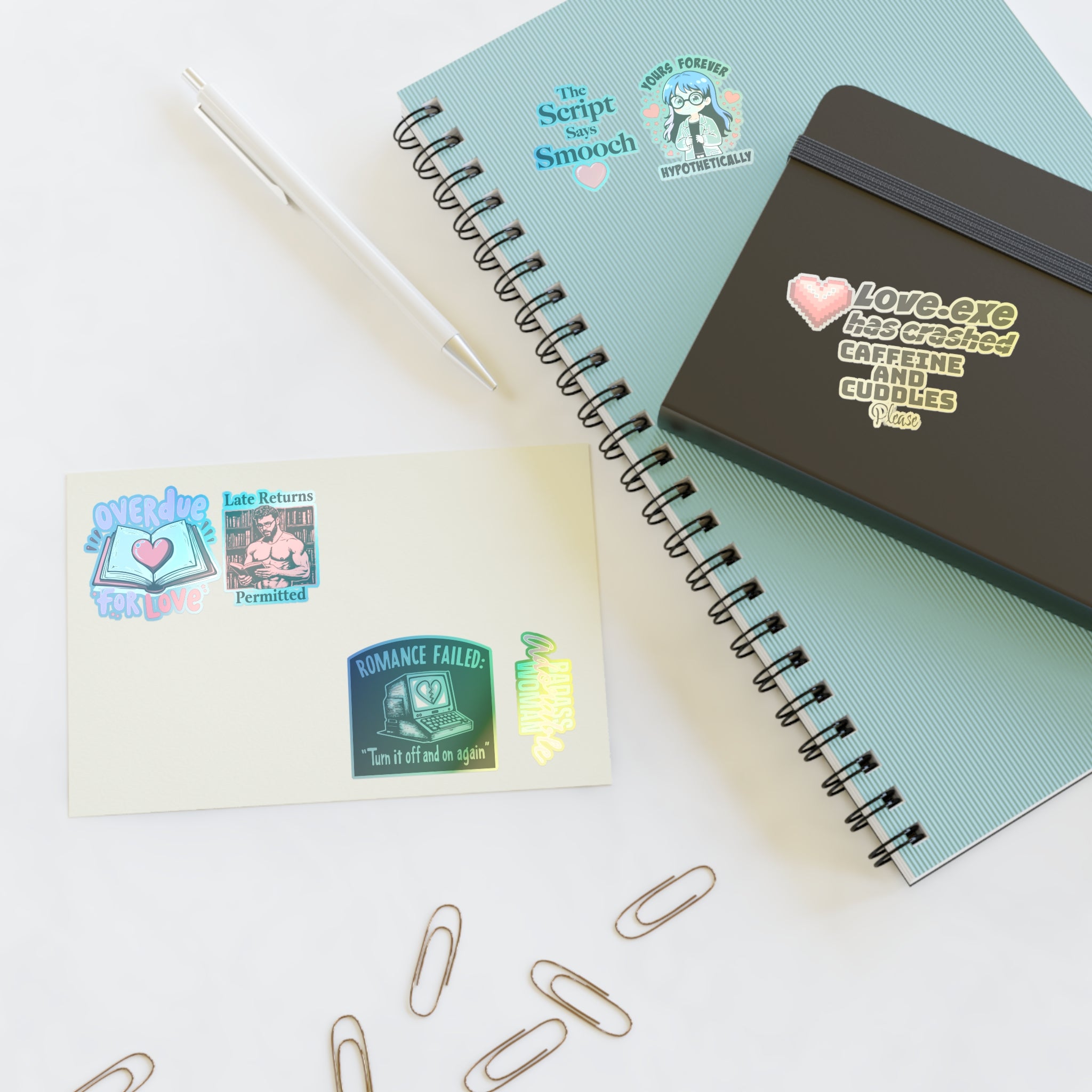 Bookish Tech Love Sticker Sheets