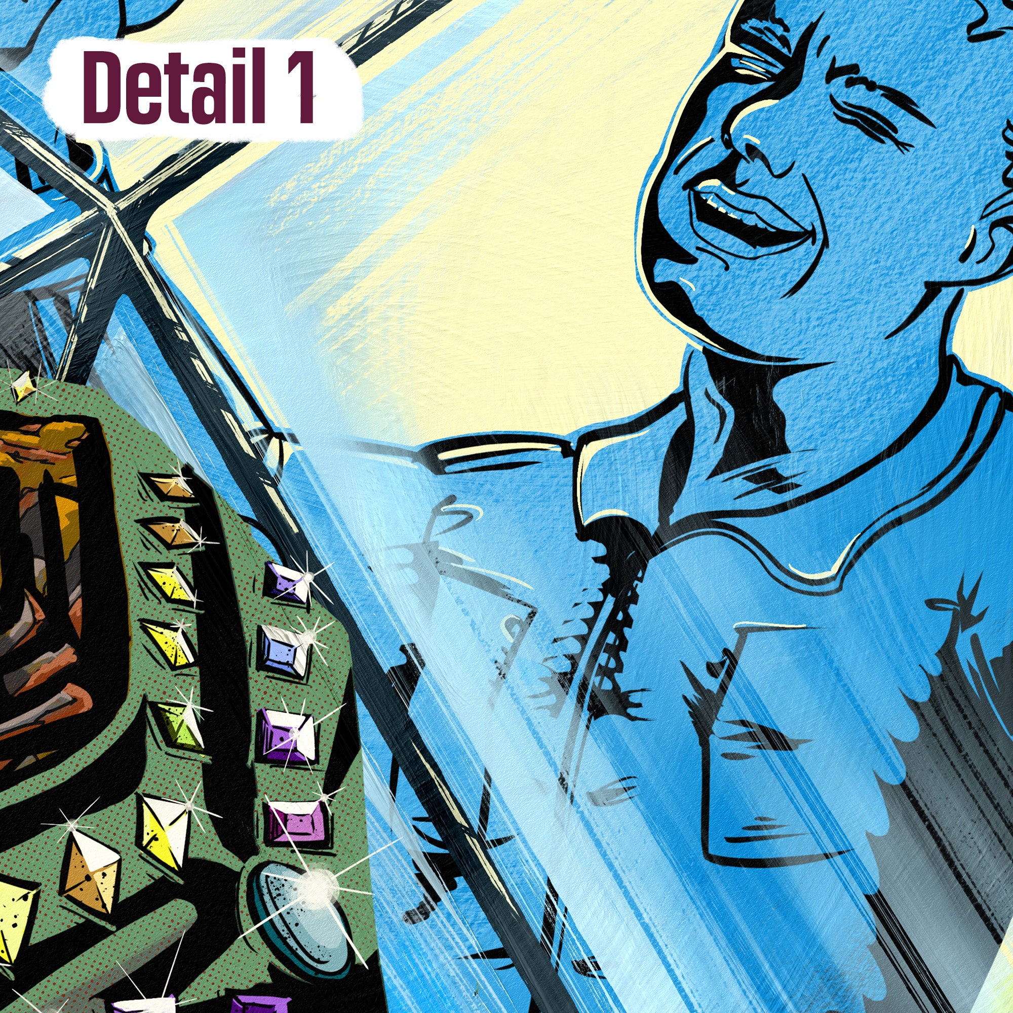 Fist my Bump Project Hail Mary Archival Ink Art Print painted by Summer in Philly