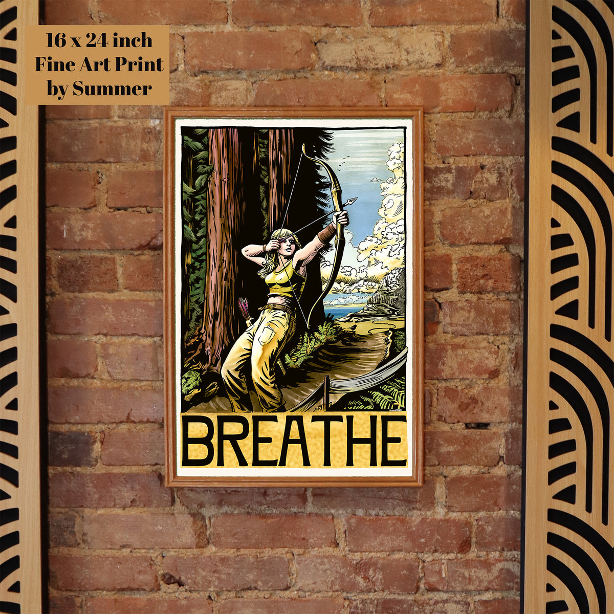 "Breathe" Fine Art Print painted by Summer in Philly