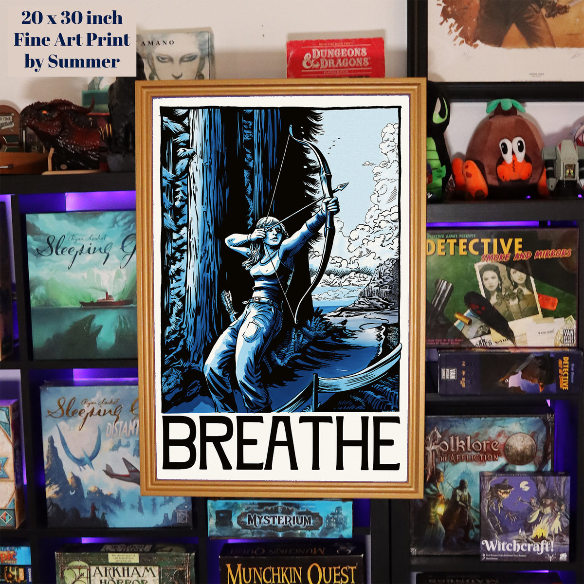 "Breathe" Fine Art Print painted by Summer in Philly