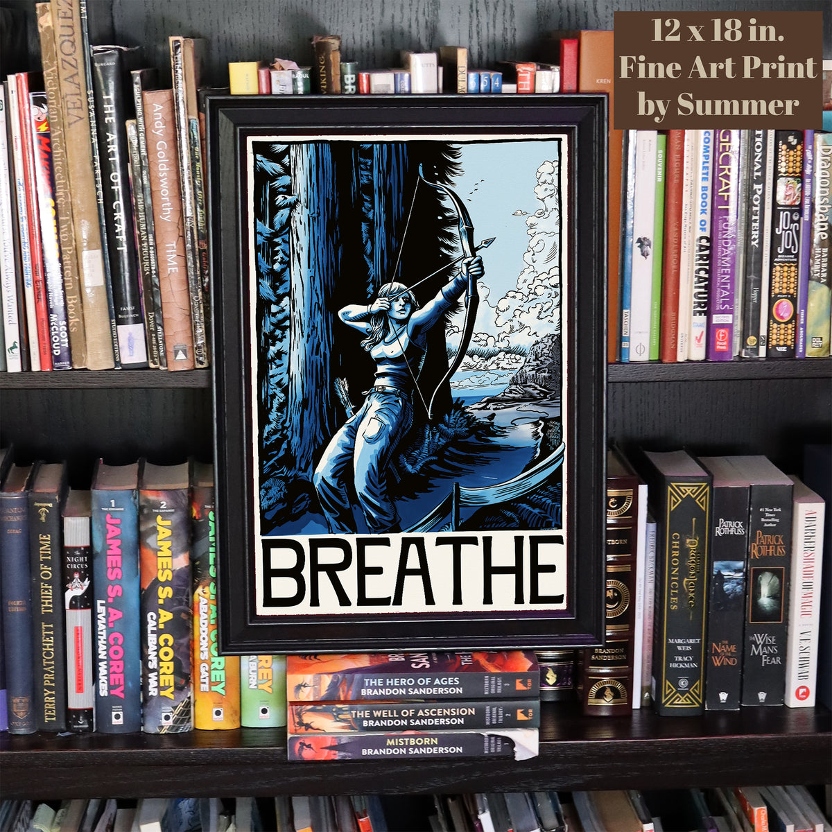 "Breathe" Fine Art Print painted by Summer in Philly