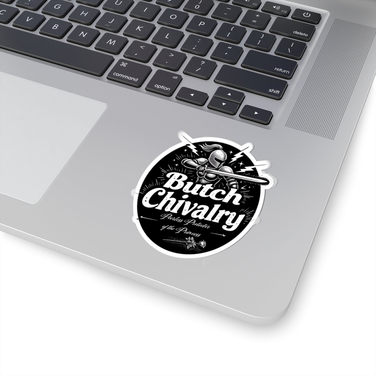 Butch Chivalry Kiss-Cut Stickers - wlw, lesbian, sapphic love!