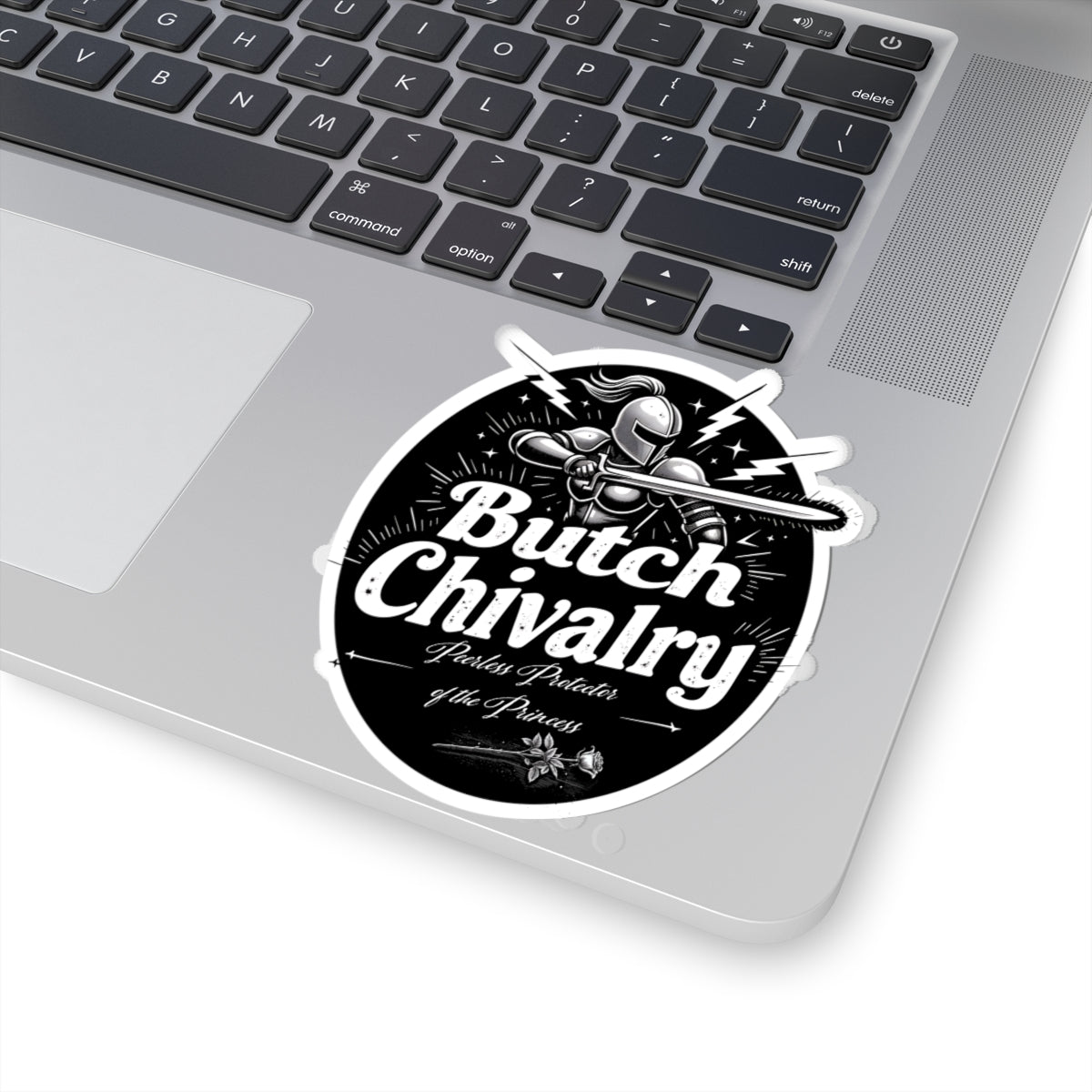 Butch Chivalry Kiss-Cut Stickers - wlw, lesbian, sapphic love!
