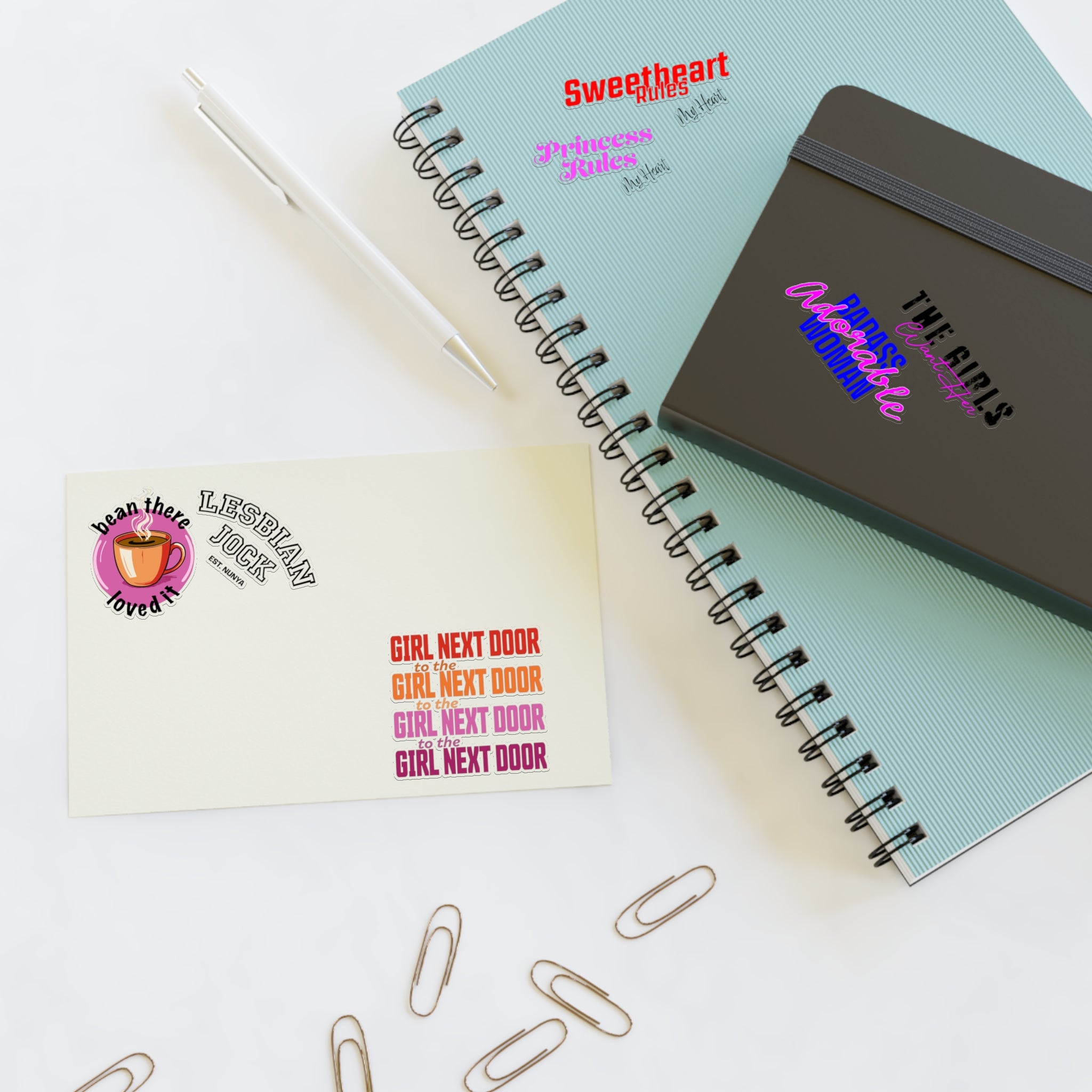 Sapphic WLW Love Sticker Sheet #1