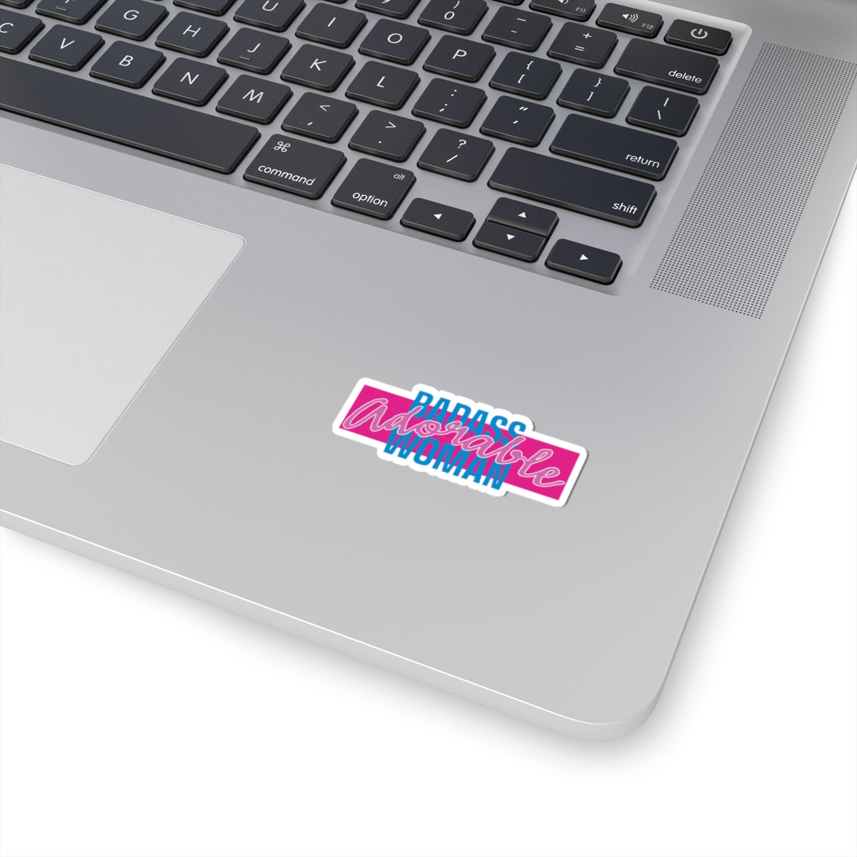 Tough and Adorable Woman Kiss-Cut Stickers