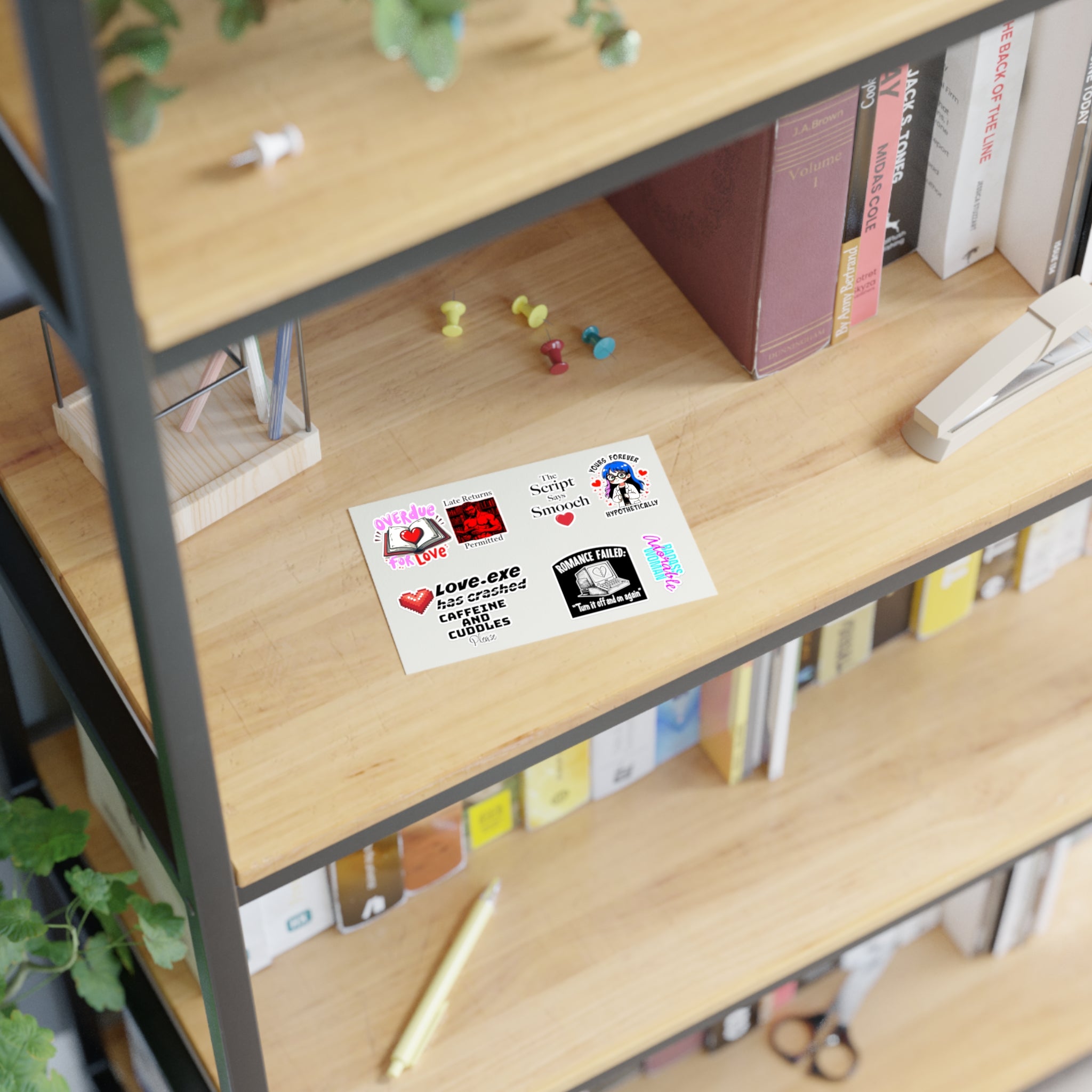 Bookish Tech Love Sticker Sheets