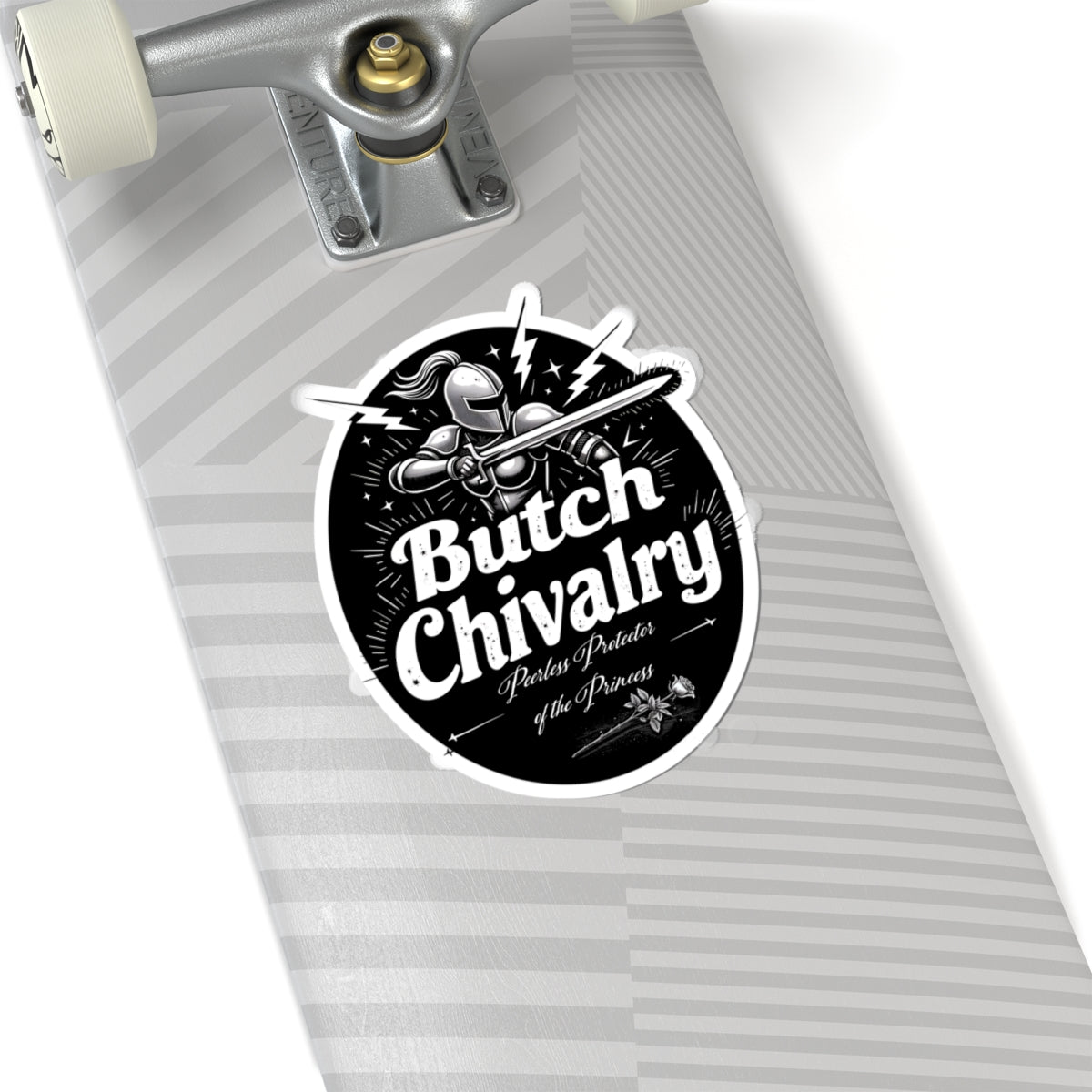 Butch Chivalry Kiss-Cut Stickers - wlw, lesbian, sapphic love!