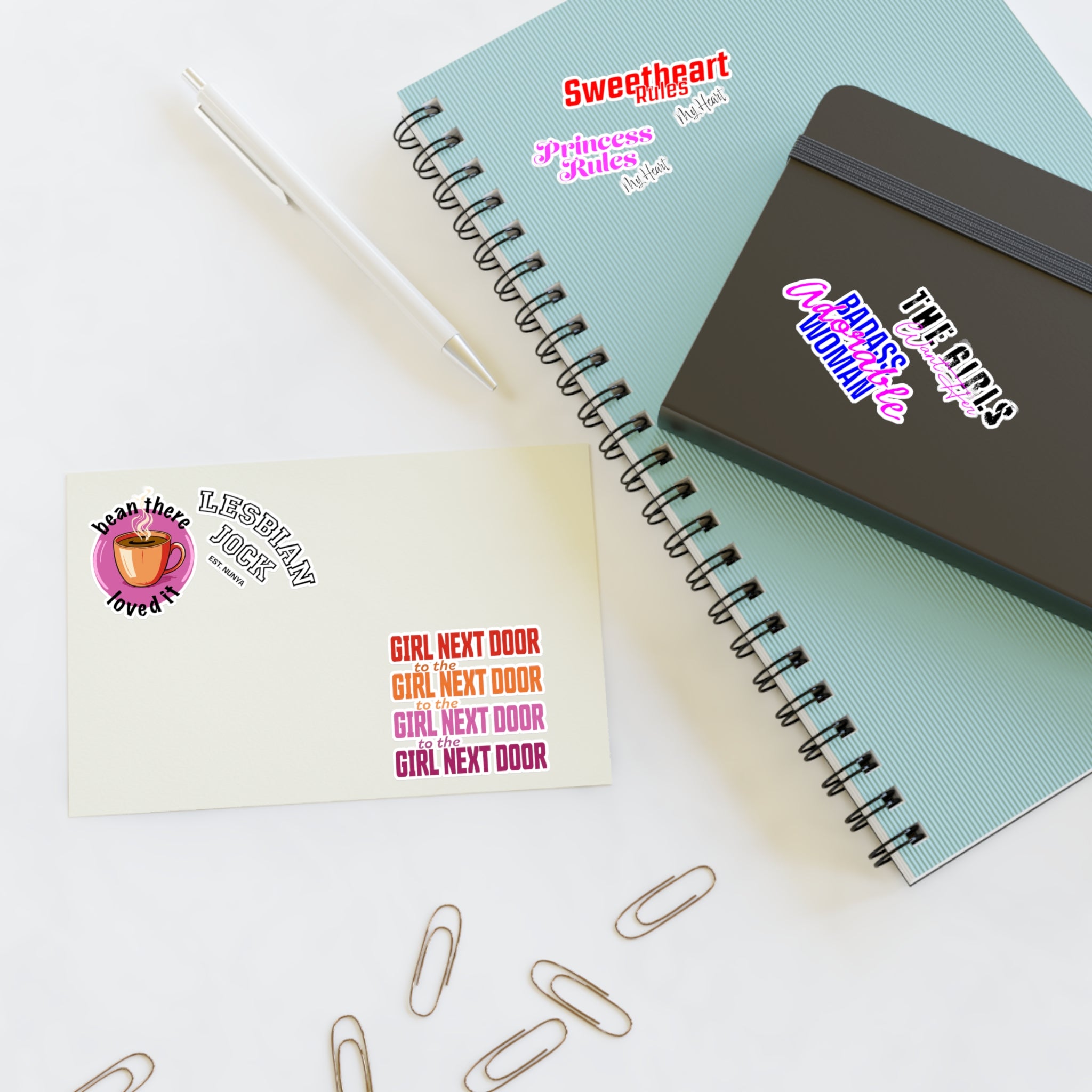 Sapphic WLW Love Sticker Sheet #1