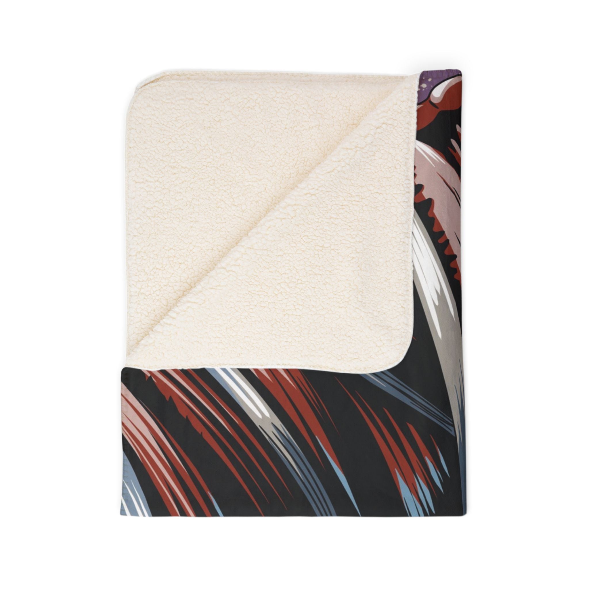 You Sleep I Watch Sherpa Fleece Blanket, design painted by Summer in Philly, Project Hail Mary