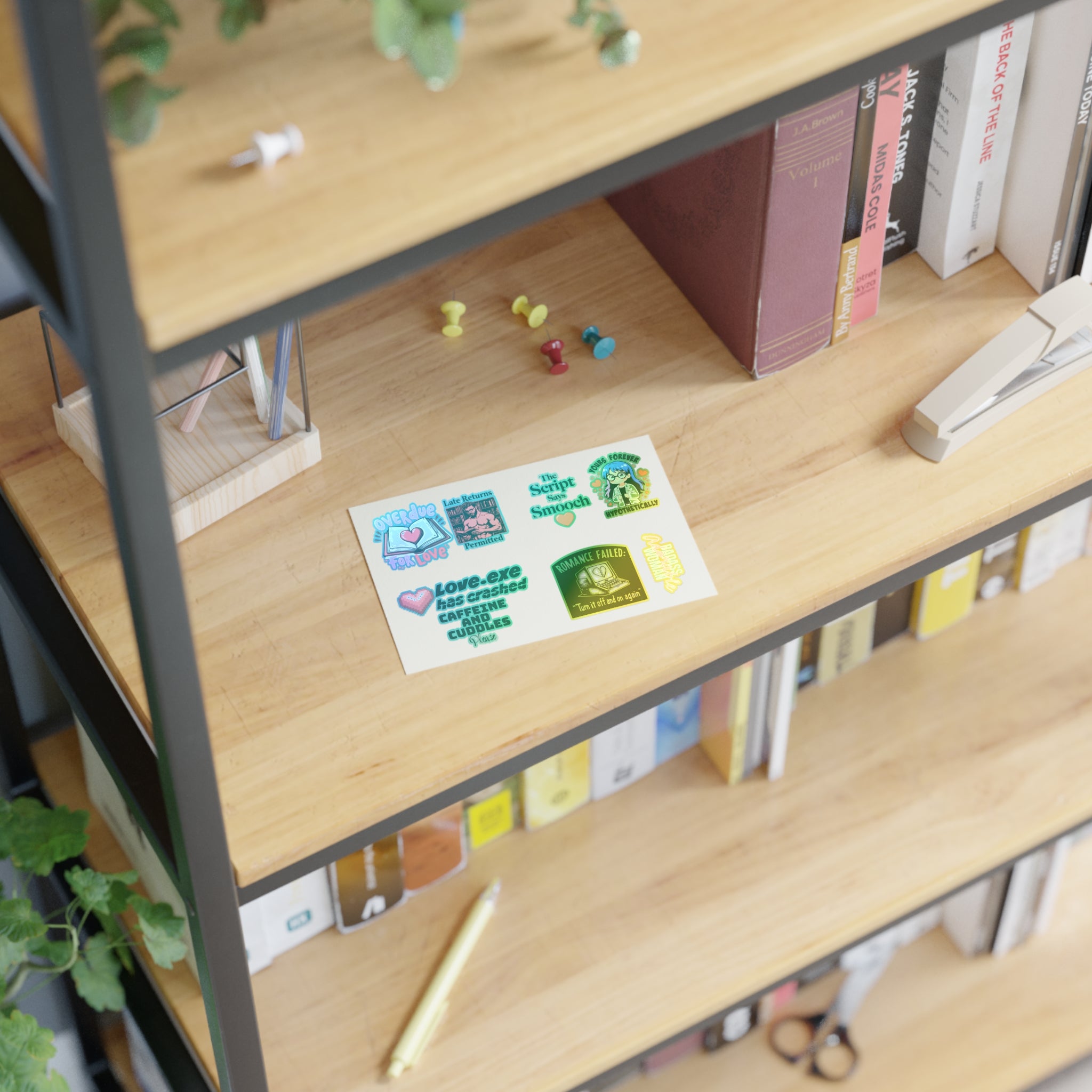 Bookish Tech Love Sticker Sheets
