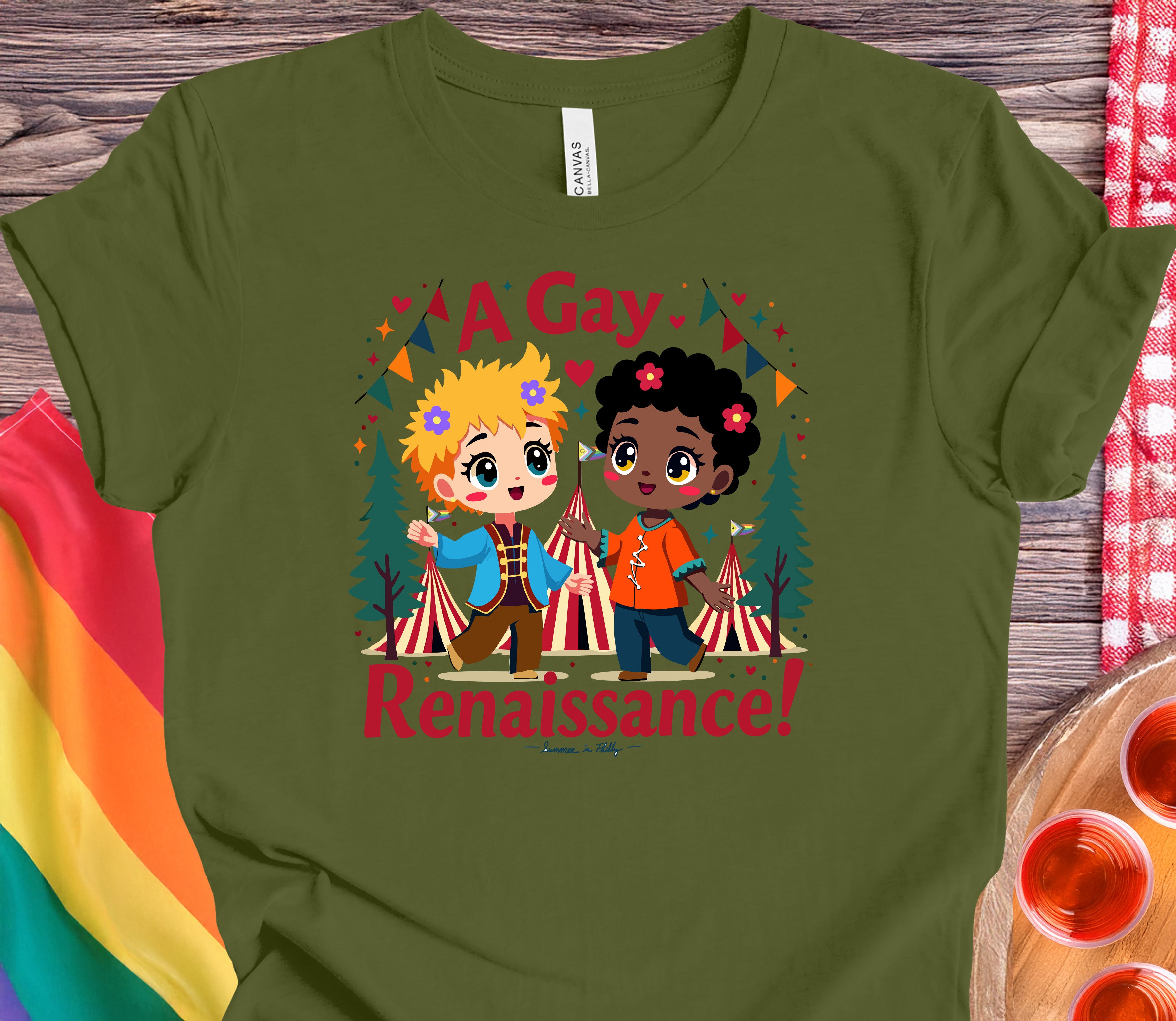 A Gay Renaissance! Unisex t-shirt - Kawaii Style