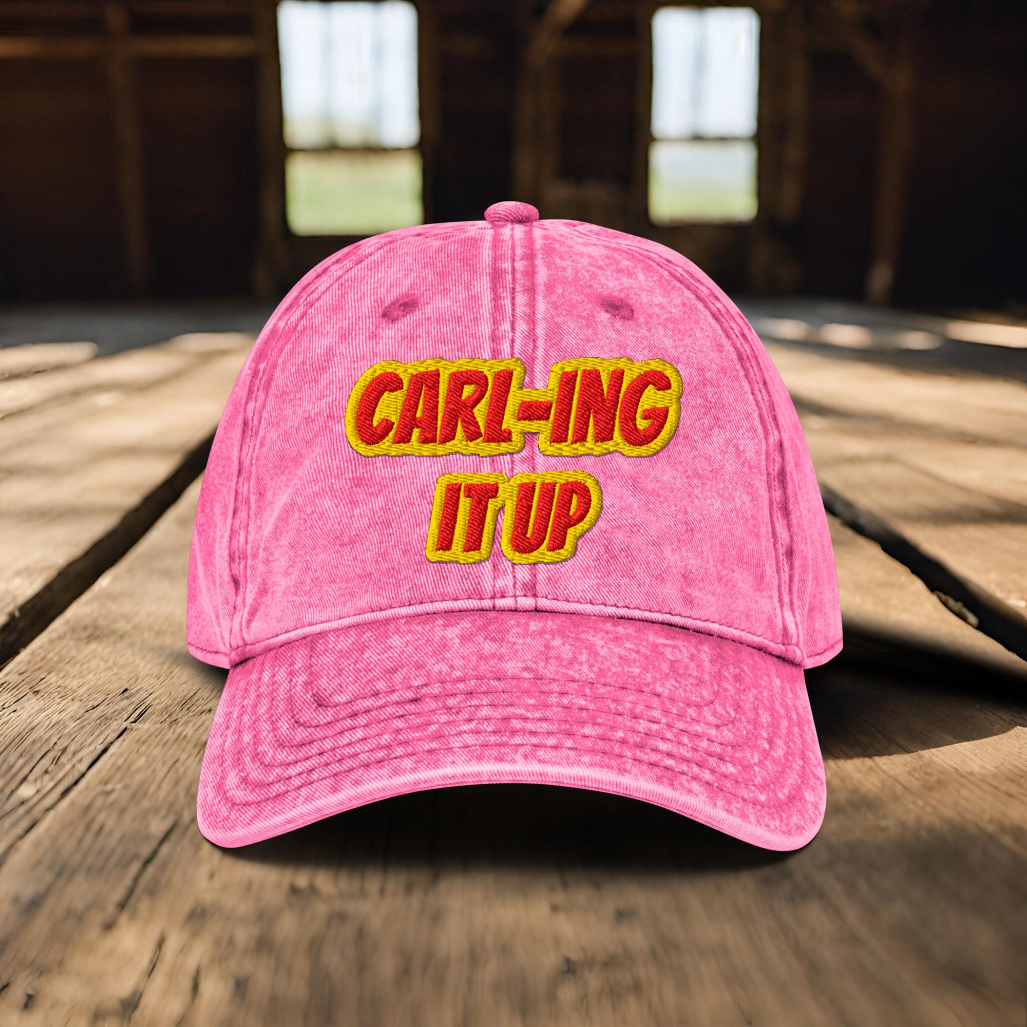 Carl-ing it Up Embroidered Baseball Cap by Summer in Philly, Dungeon Crawler Carl