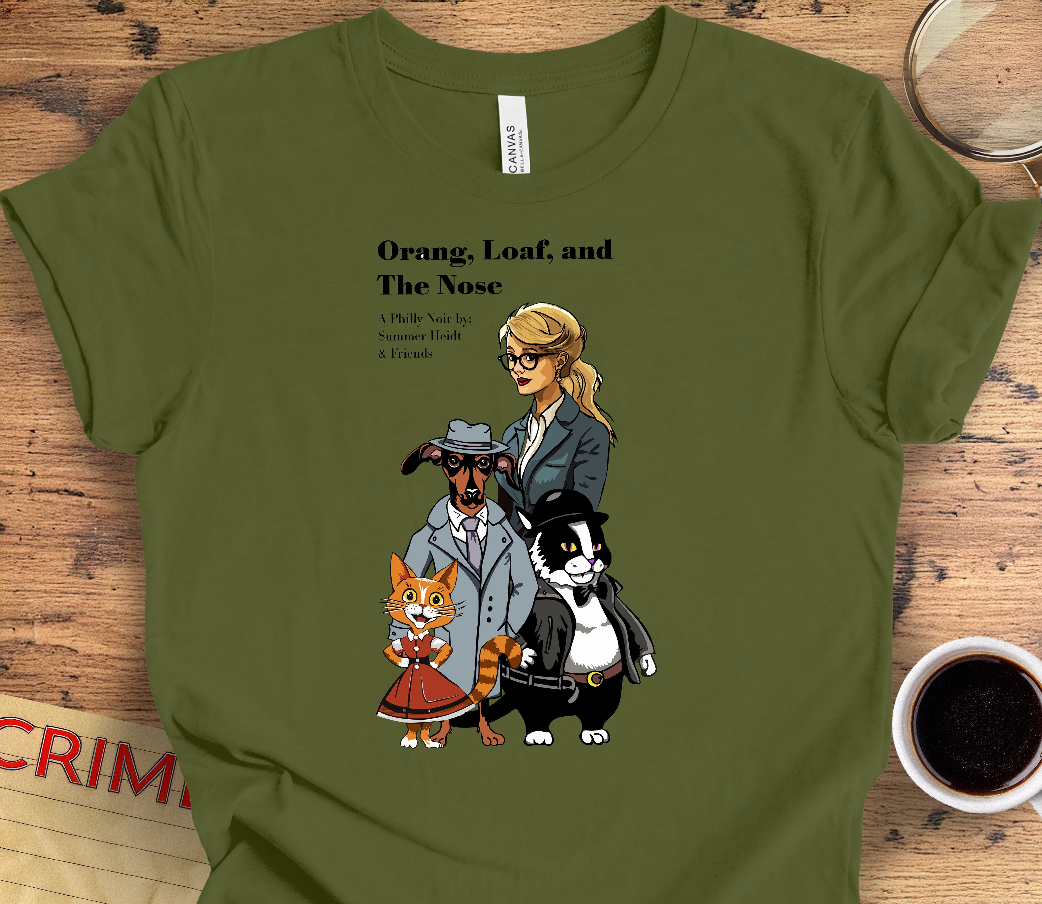 Orang, Loaf, and The Nose: Show Cast T-shirt - Unisex