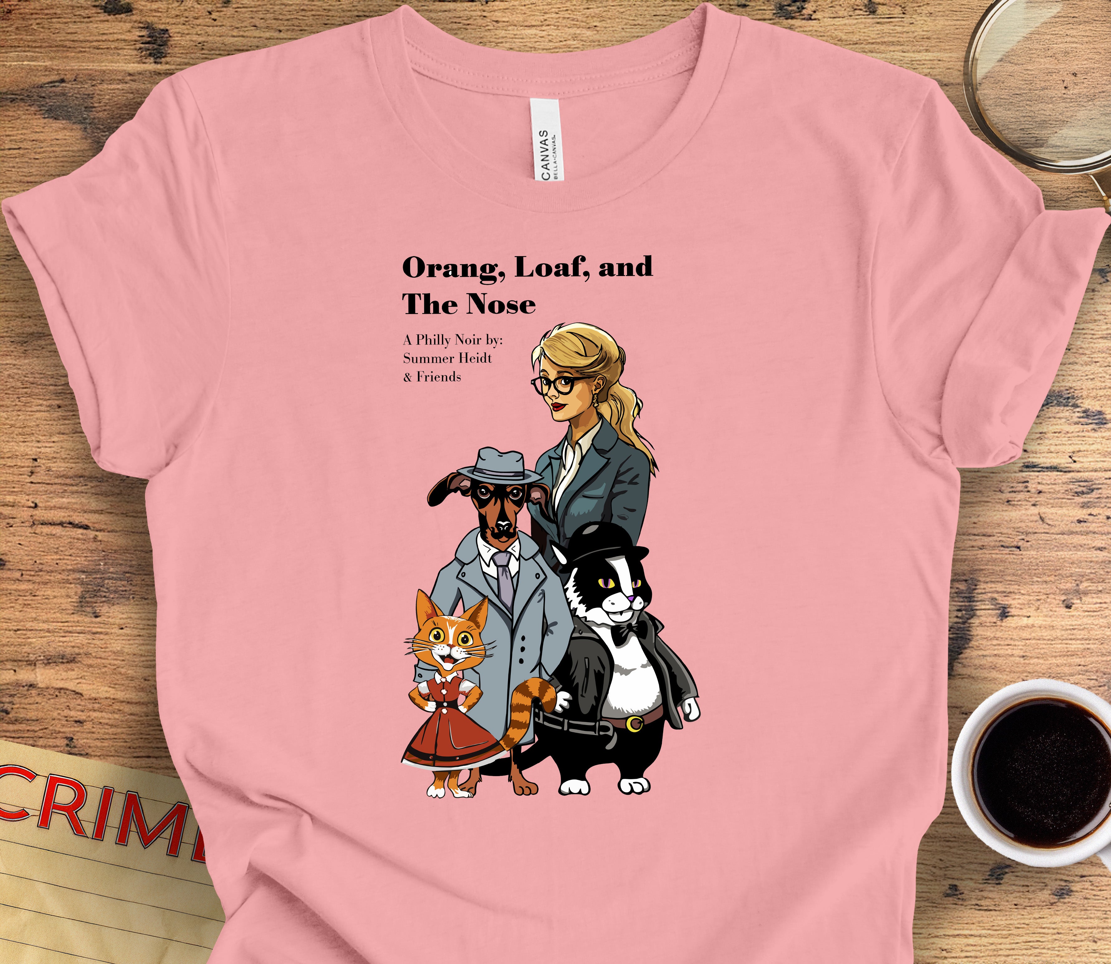 Orang, Loaf, and The Nose: Show Cast T-shirt - Unisex