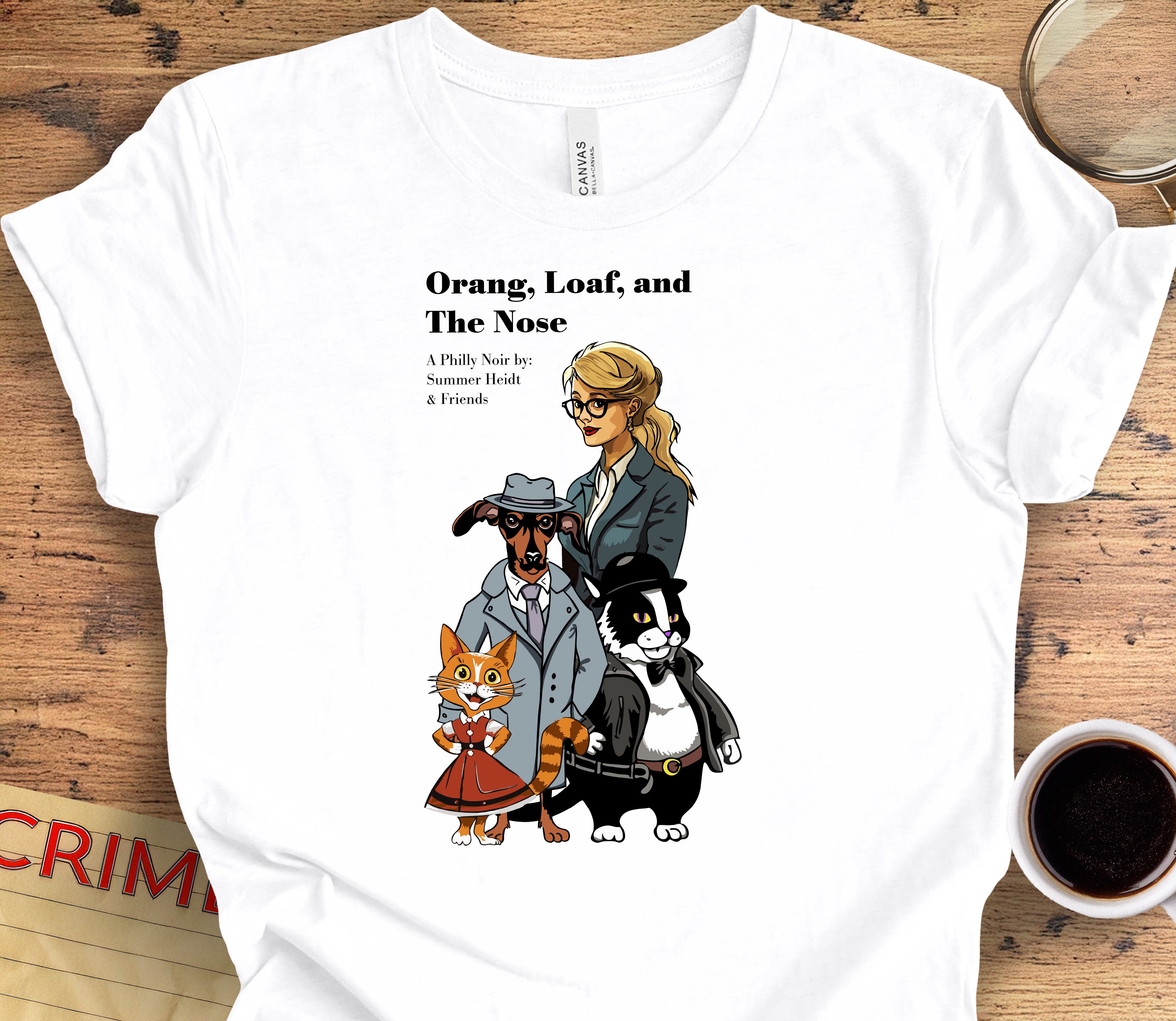 Orang, Loaf, and The Nose: Show Cast T-shirt - Unisex