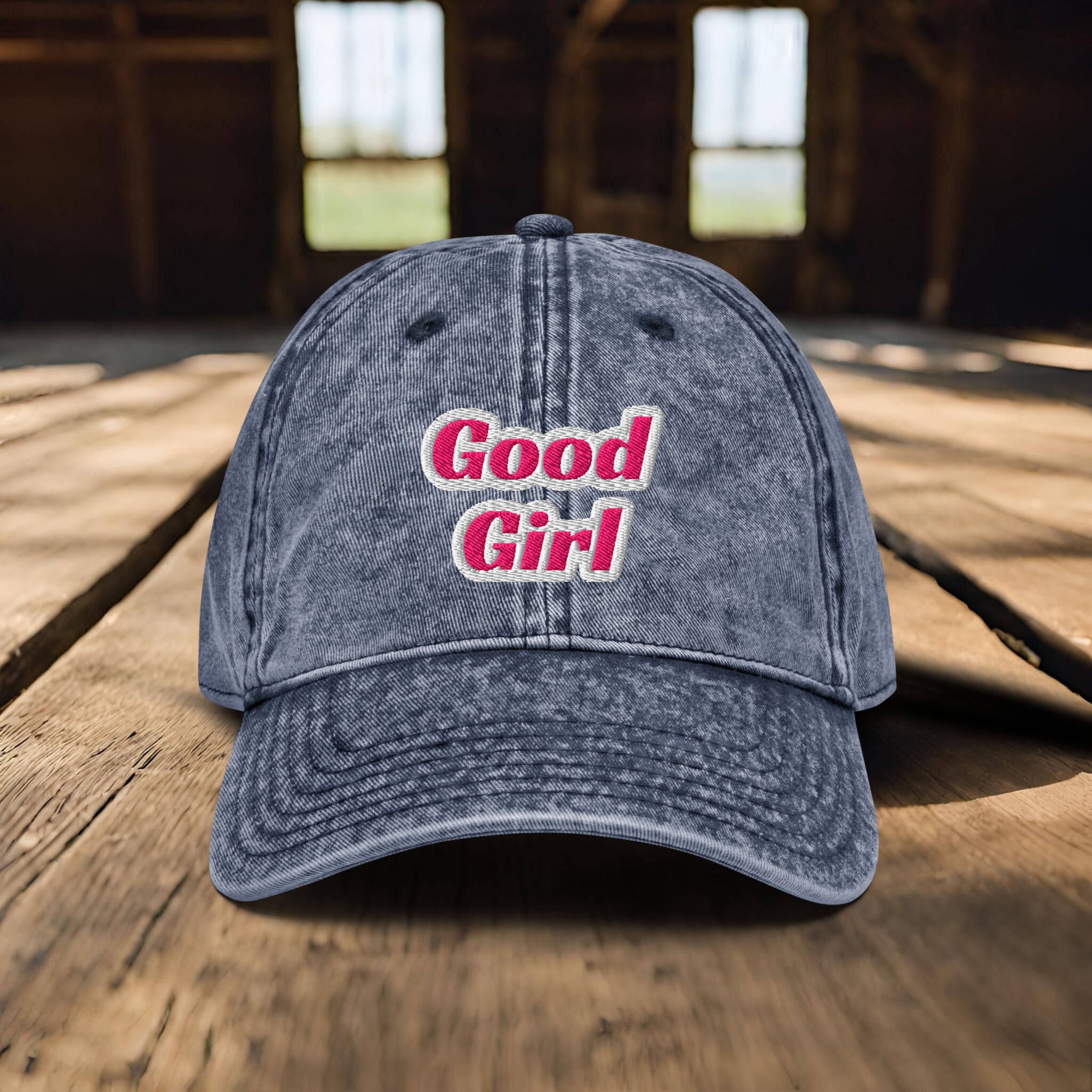 Good Girl Vintage Cap, Spicy Romance Baseball Cap, Dark Romance Gift Hat