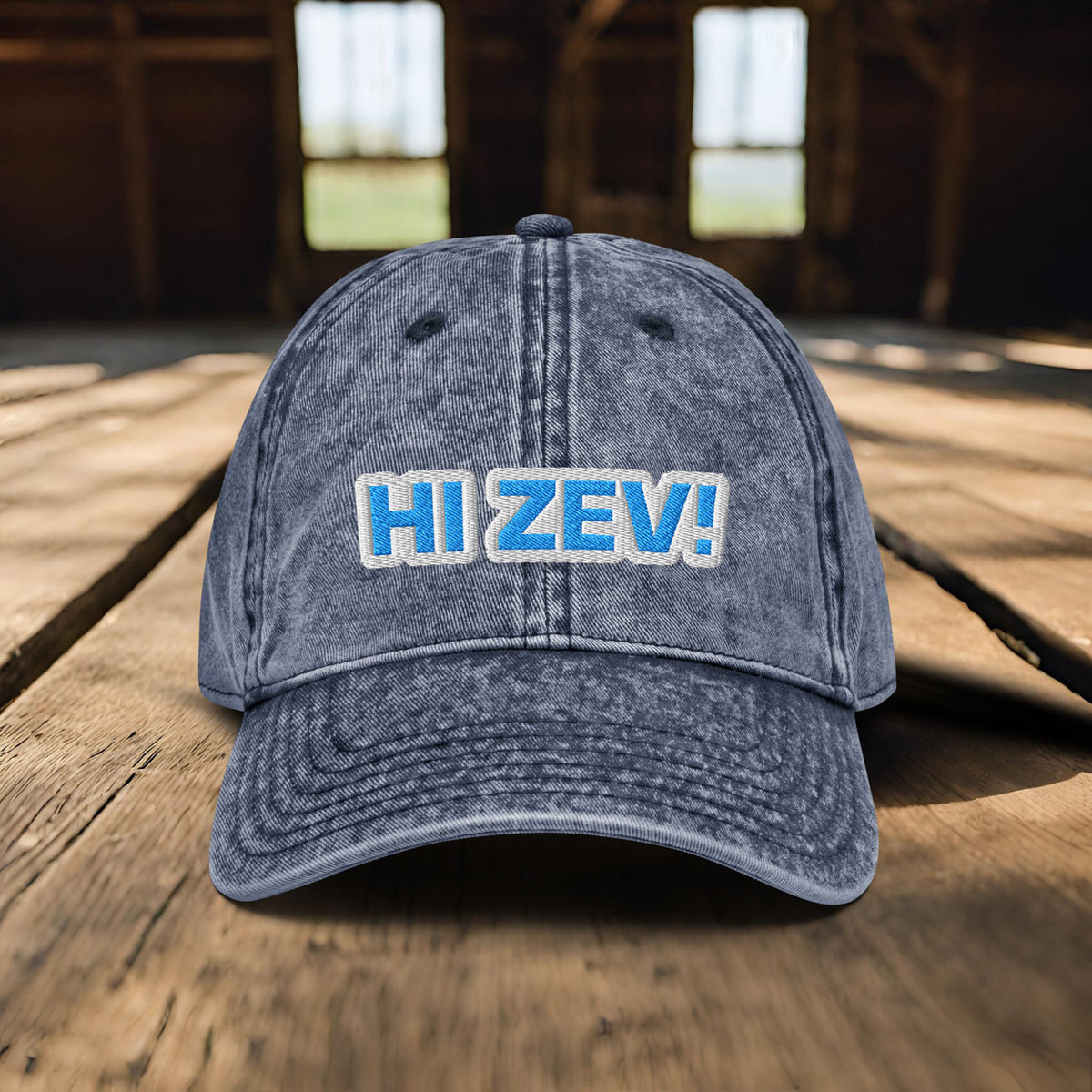 HI ZEV! Embroidered Baseball Cap by Summer in Philly, Dungeon Crawler Carl