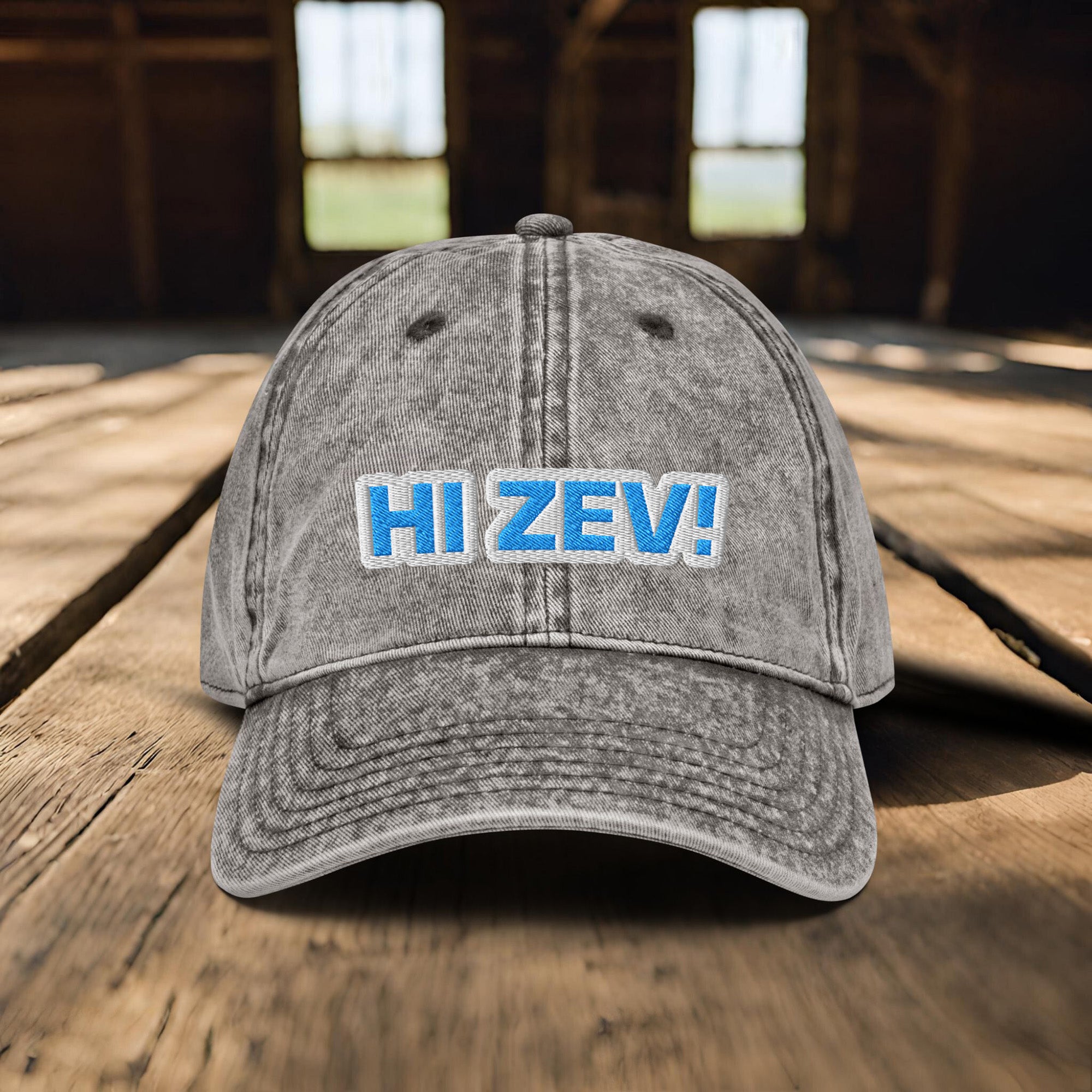 HI ZEV! Embroidered Baseball Cap by Summer in Philly, Dungeon Crawler Carl