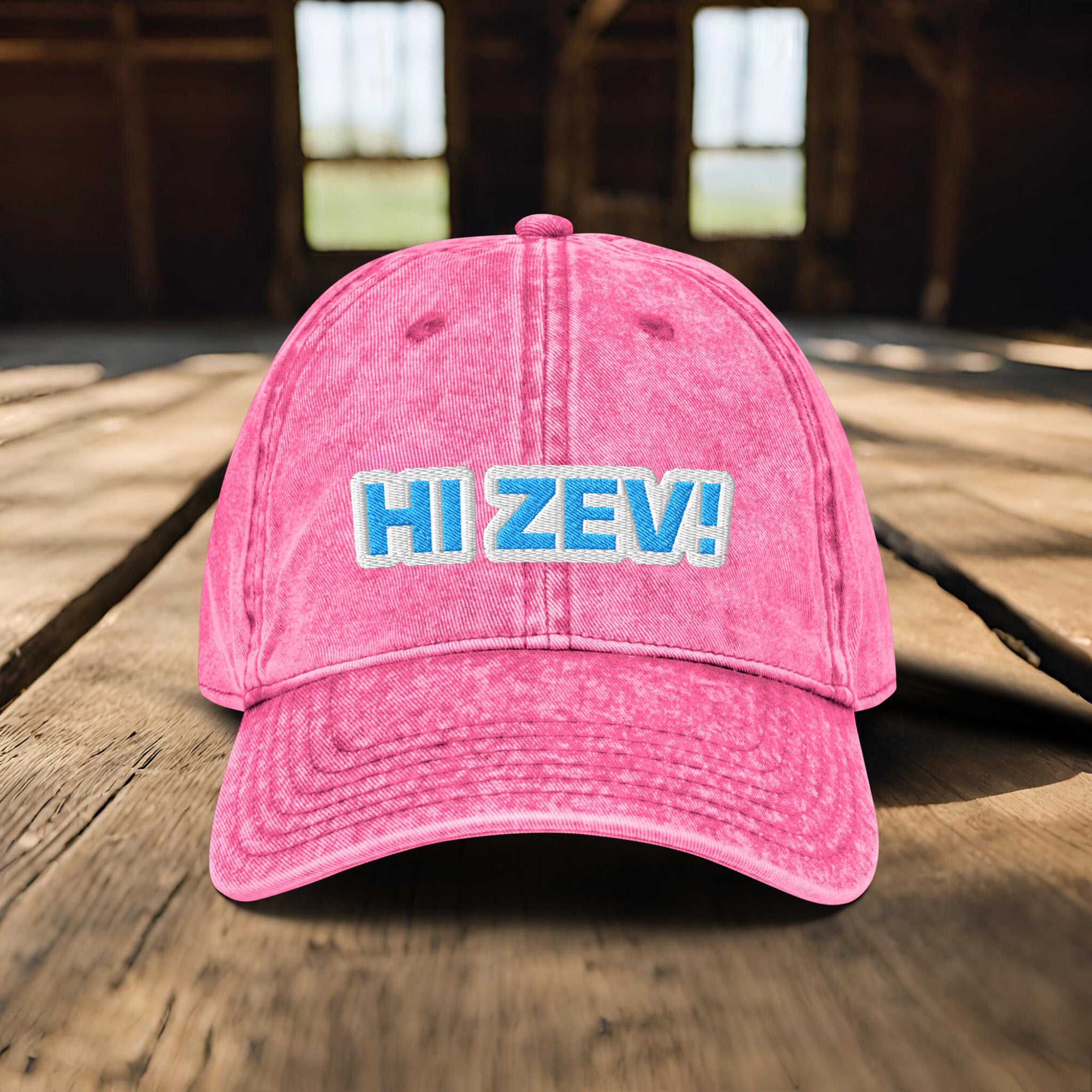 HI ZEV! Embroidered Baseball Cap by Summer in Philly, Dungeon Crawler Carl