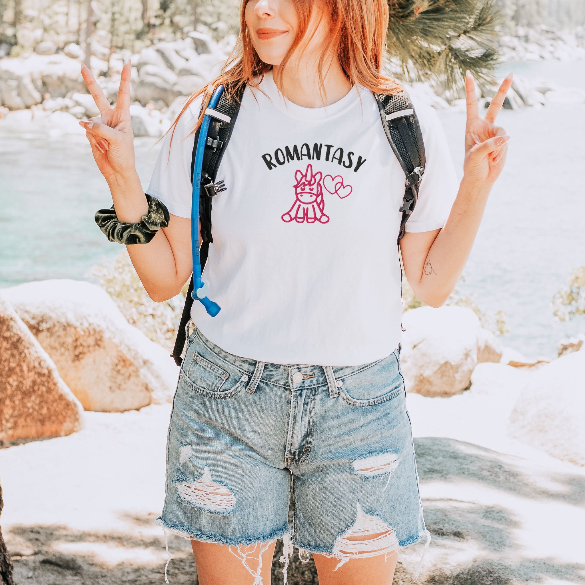 Romantasy Embroidered Heavyweight T-shirt