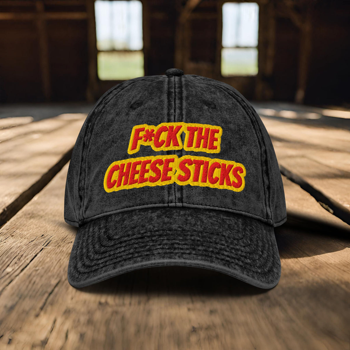 F*uck the Cheese Sticks Embroidered Baseball Cap by Summer in Philly, Dungeon Crawler Carl