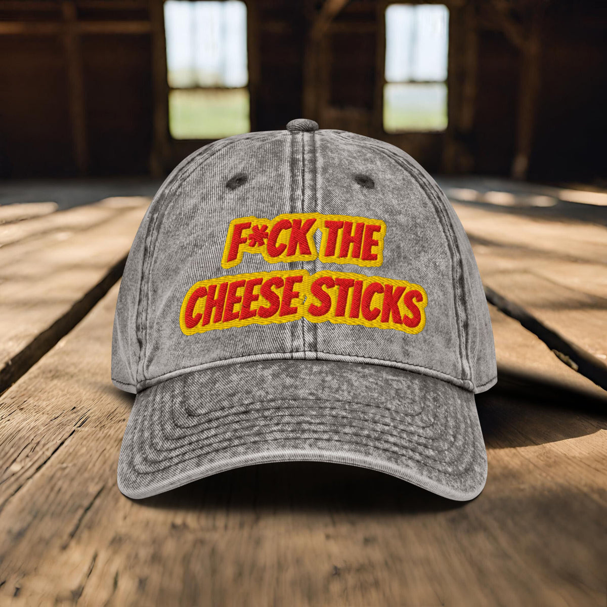 F*uck the Cheese Sticks Embroidered Baseball Cap by Summer in Philly, Dungeon Crawler Carl