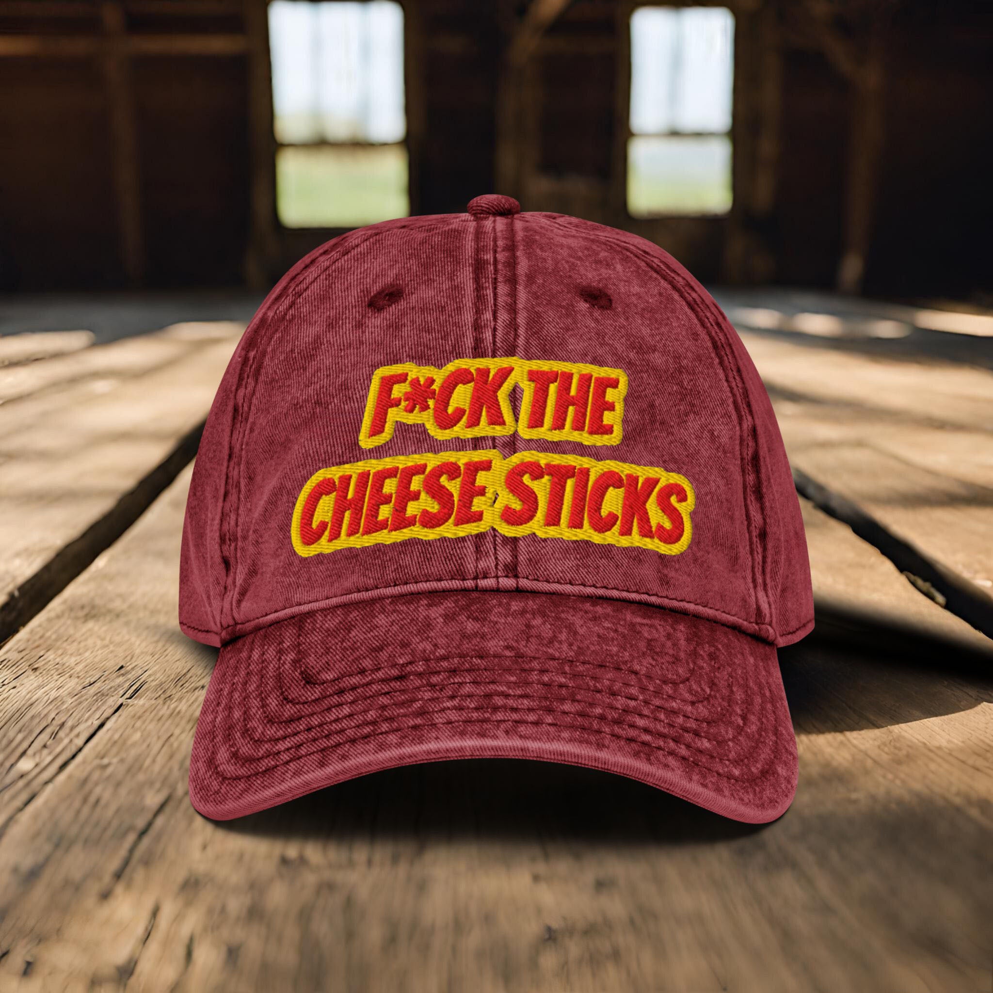 F*uck the Cheese Sticks Embroidered Baseball Cap by Summer in Philly, Dungeon Crawler Carl