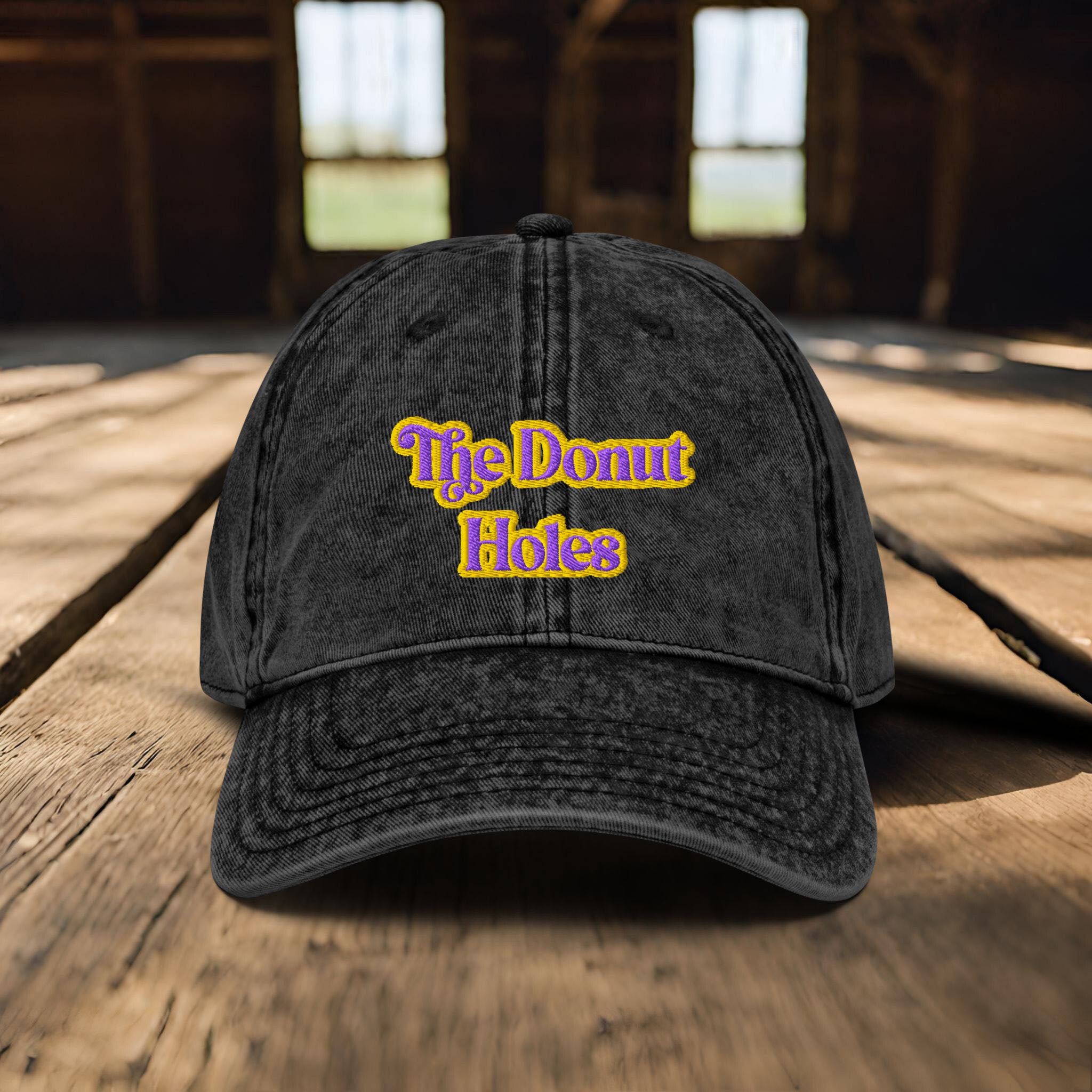 The Donut Holes Embroidered Baseball Cap, Dungeon Crawler Carl Inspired Hat, LitRPG BookTok Gift Reader Fantasy Science Fiction Book Lover