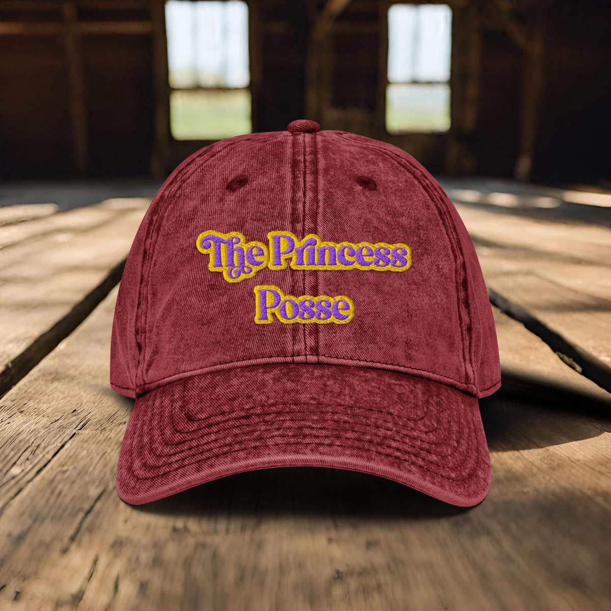 The Princess Posse Embroidered Baseball Cap by Summer in Philly, Dunge ...