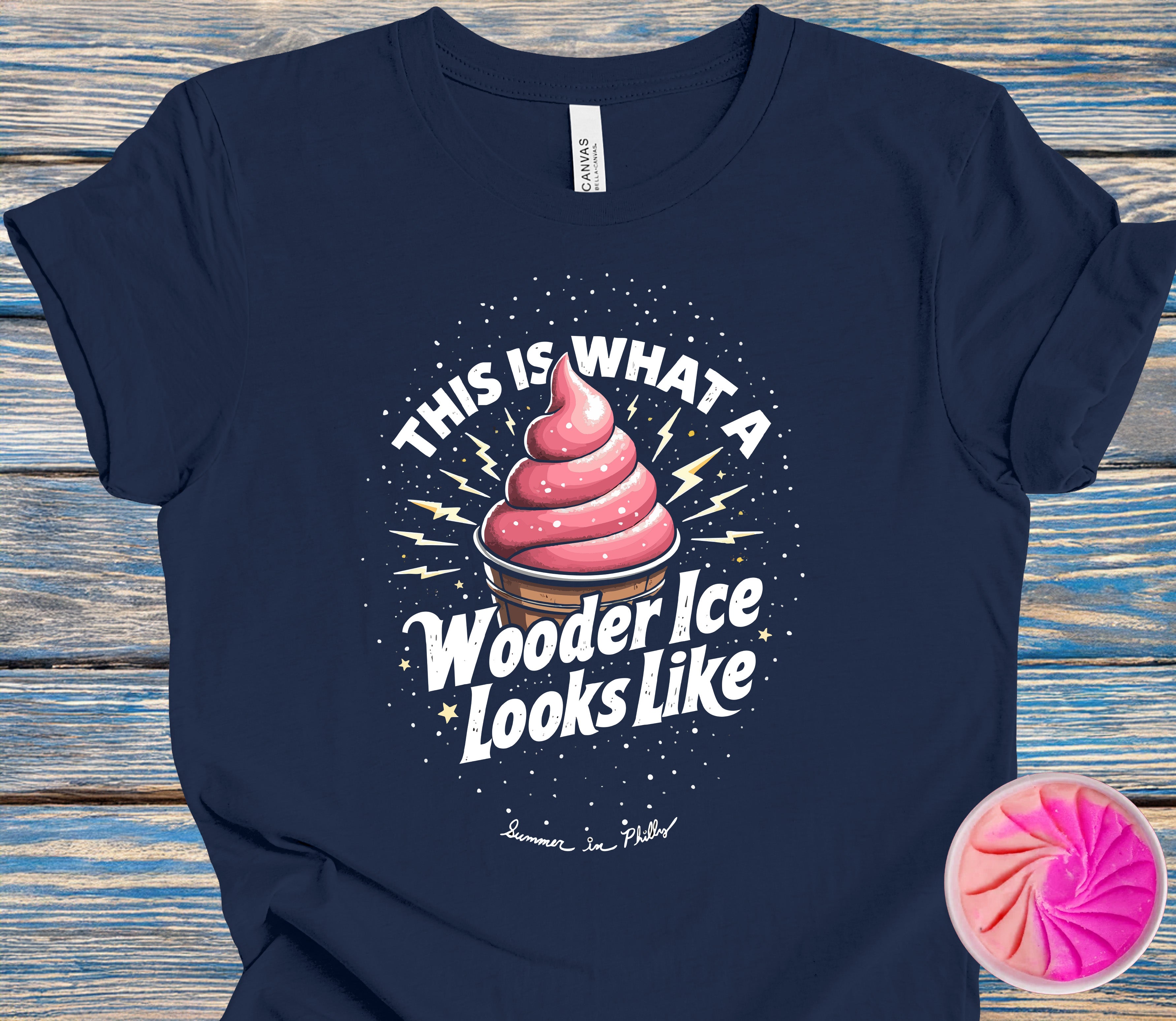 This Is What A Wooder Ice Looks Like: Unisex t-shirt - Blackout Style