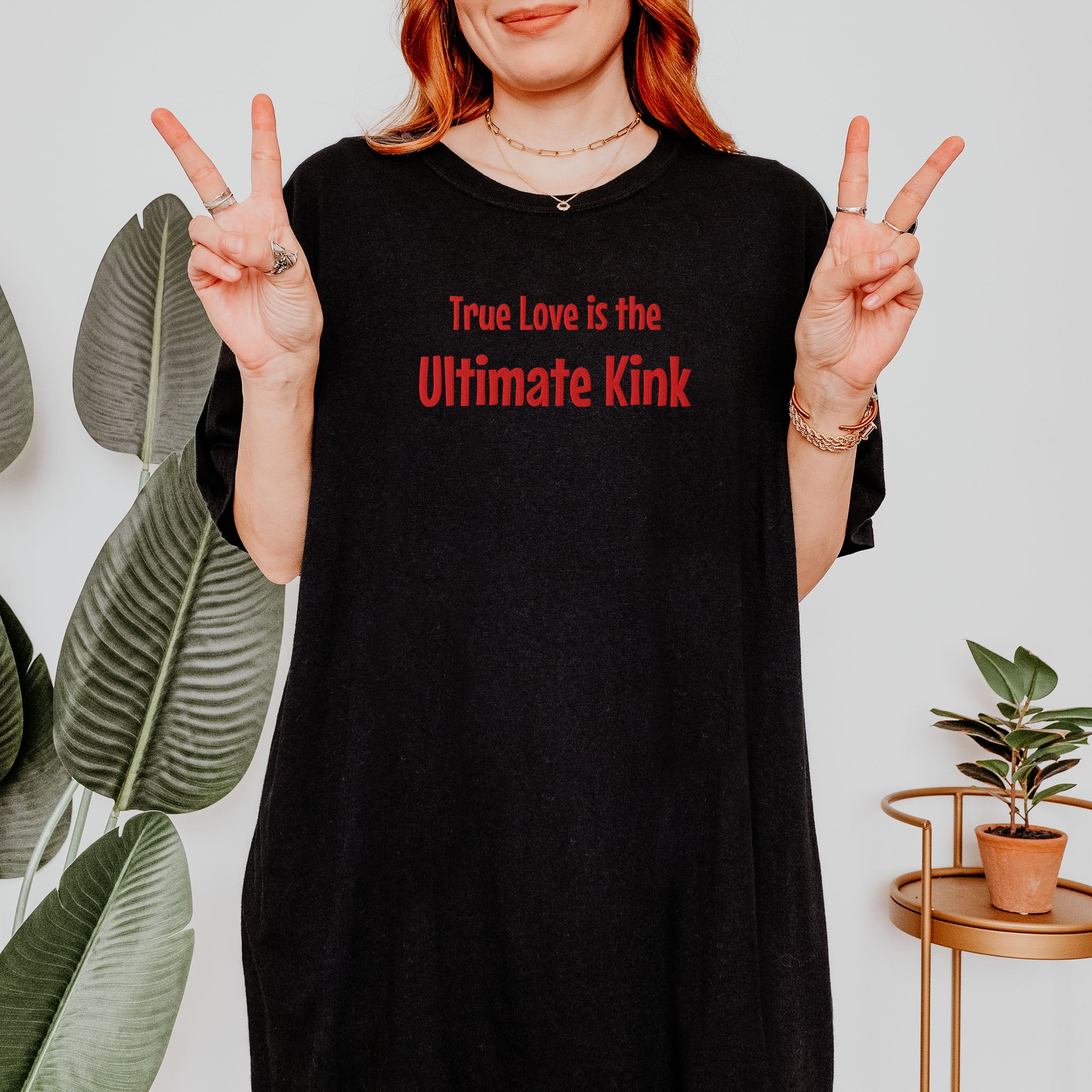 Embroidered Funny Shirt for Spicy Romance Readers who know True Love is the Ultimate Kink  Comfort Colors t-shirt Gift for Her