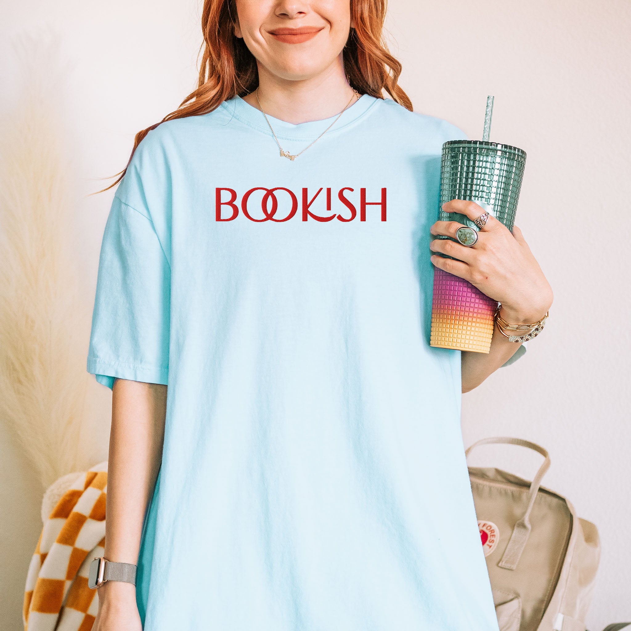 Bookish Embroidered Heavyweight T-shirt